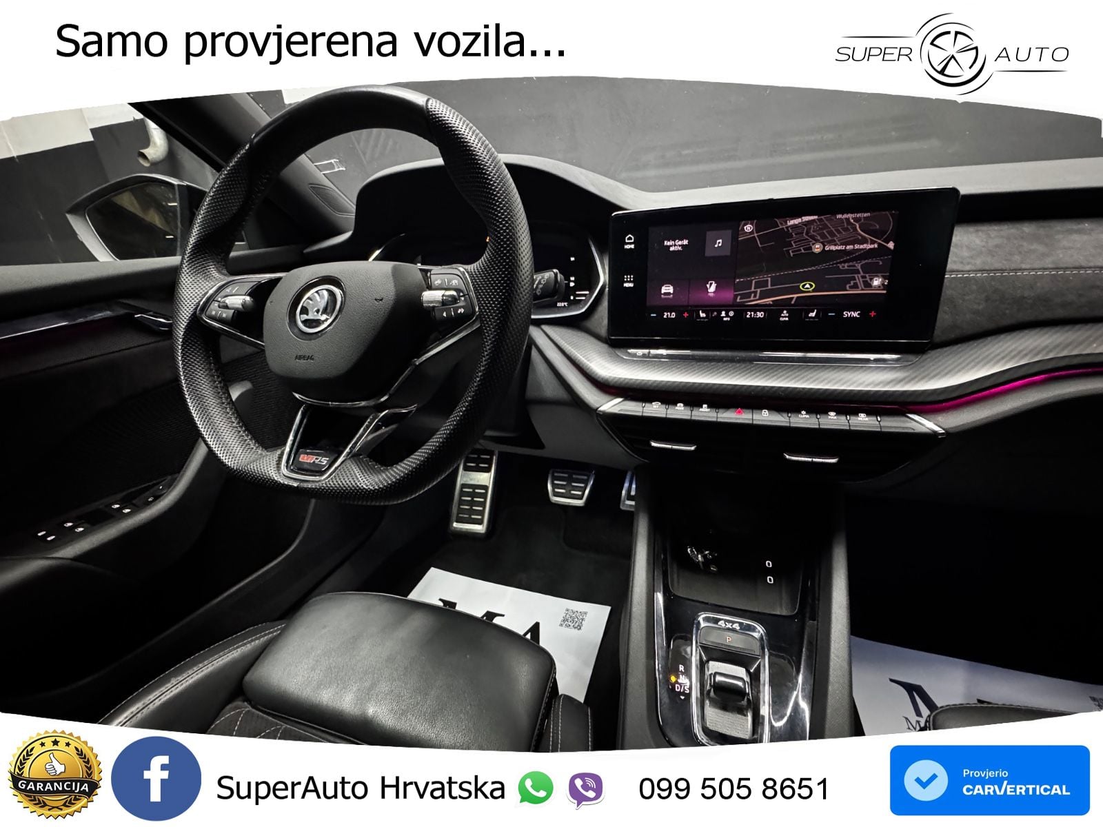 Škoda Octavia Combi RS 2.0 TDI (200 KS) 4x4 DSG MATRIX+GR SJED+KAM