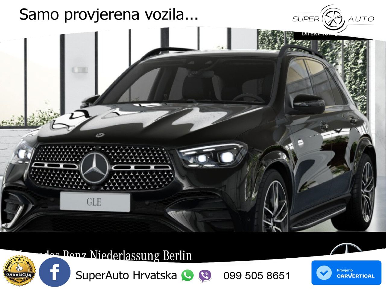 Mercedes GLE 300d (269 KS) EQ Boost 4MATIC 9G-TRONIC AMG ACC+HEAD+GR SJED+360+PANO