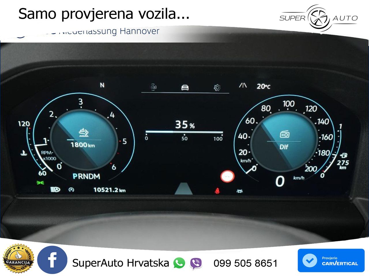 Volkswagen Transporter Kasten kurz Kamera PDC 150 KS