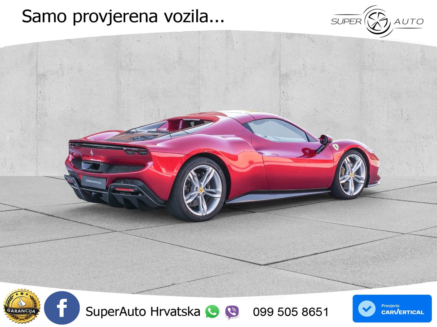 Ferrari 296 GTS 3.0 V6 (830 KS) F1 DCT