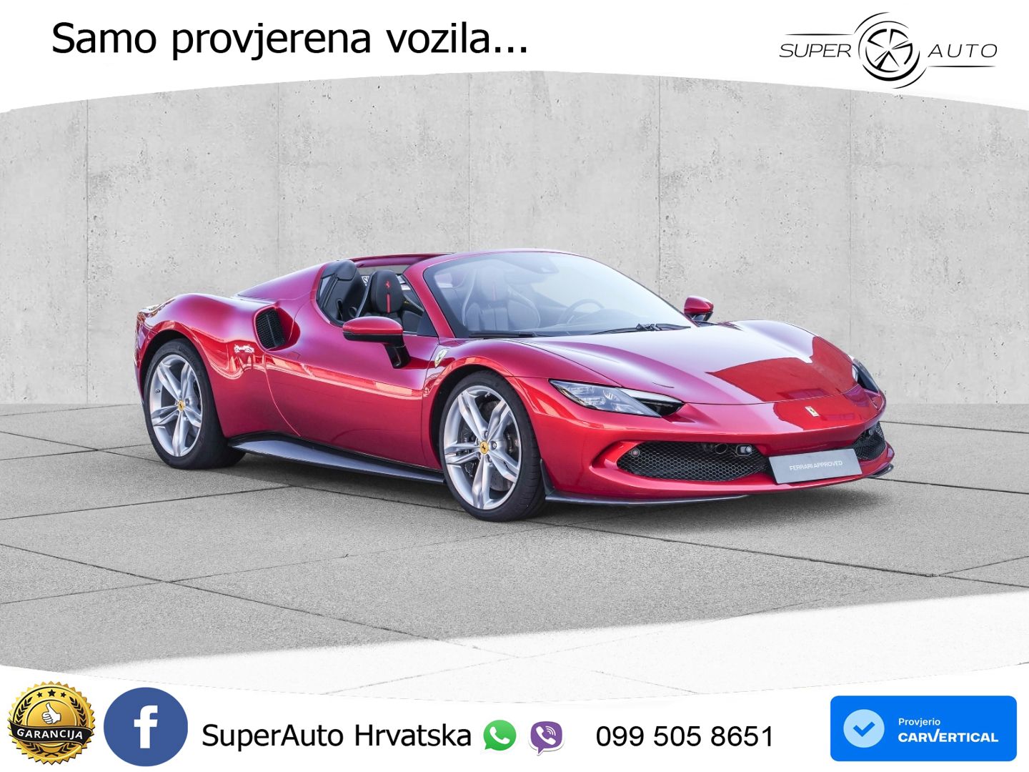Ferrari 296 GTS 3.0 V6 (830 KS) F1 DCT