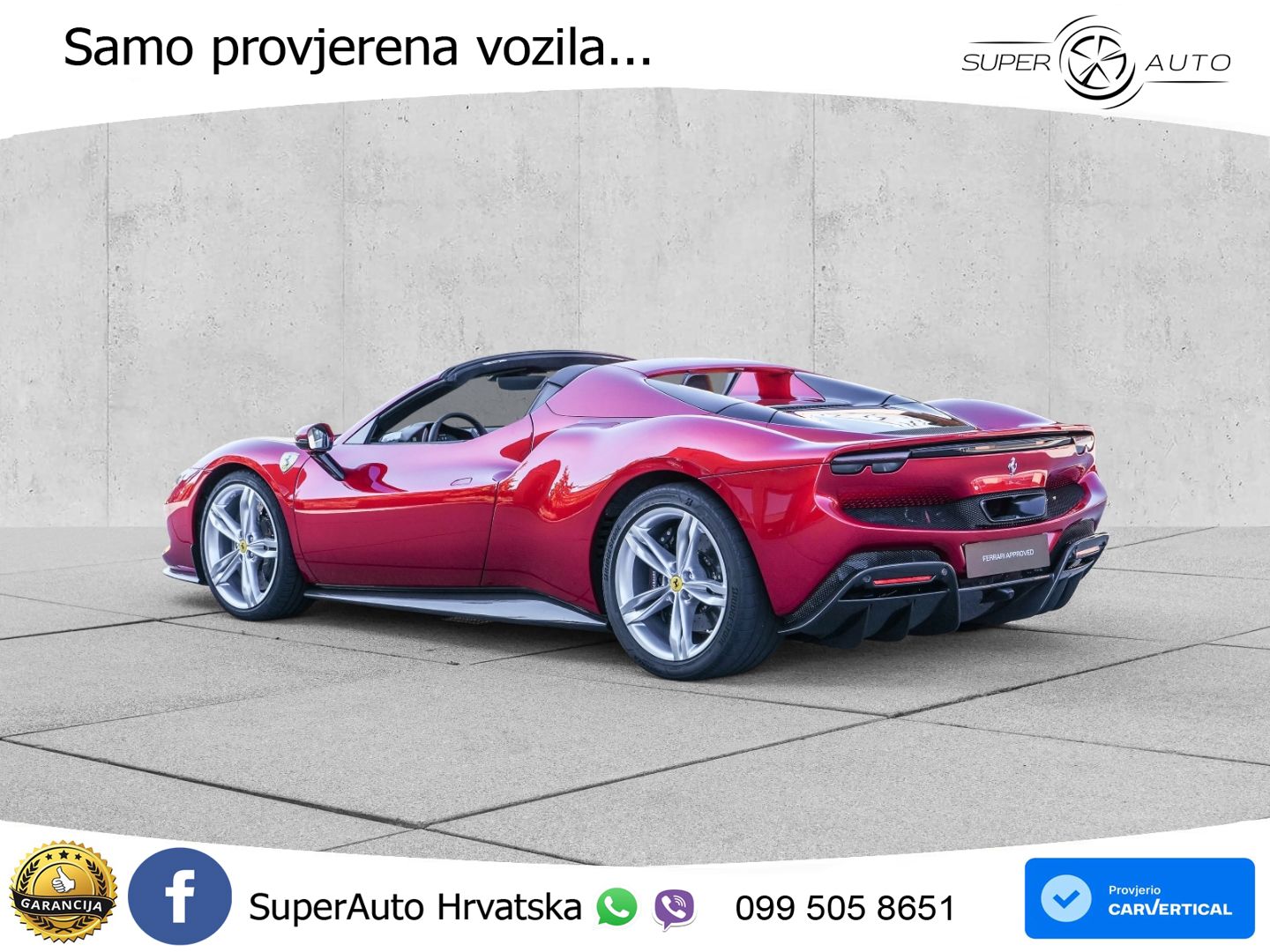 Ferrari 296 GTS 3.0 V6 (830 KS) F1 DCT