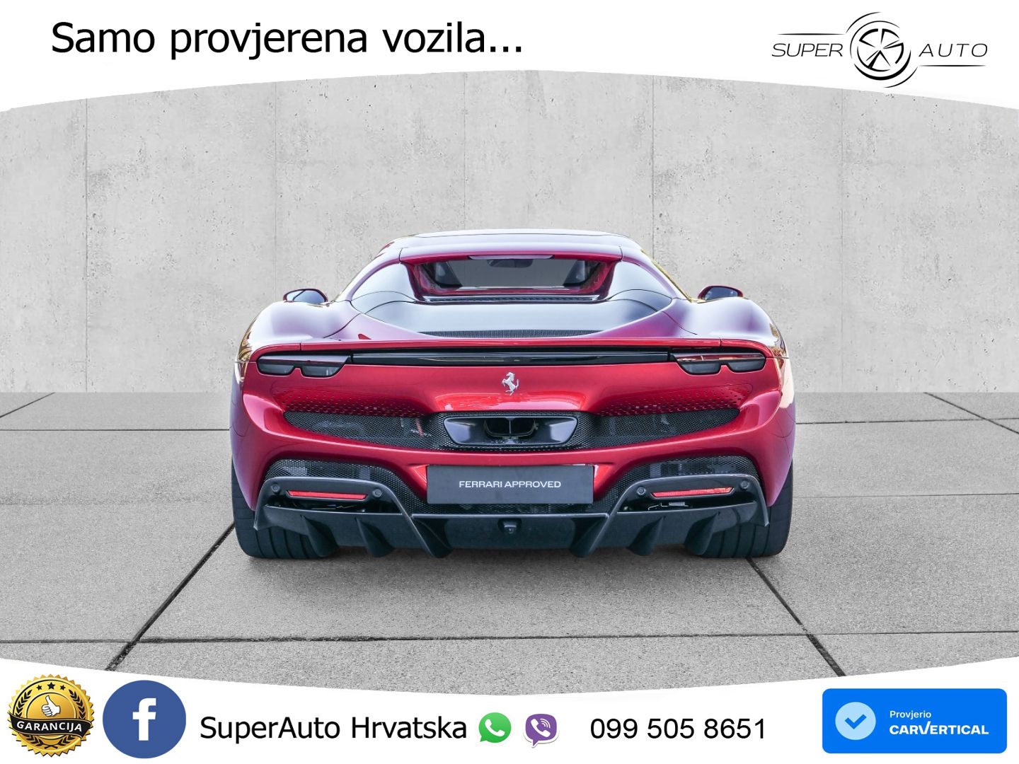 Ferrari 296 GTS 3.0 V6 (830 KS) F1 DCT
