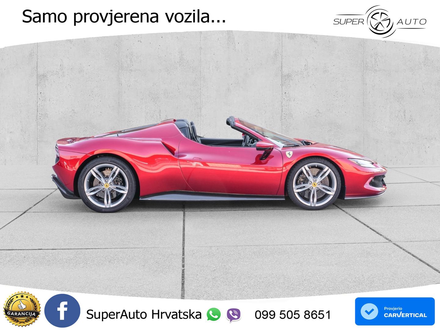 Ferrari 296 GTS 3.0 V6 (830 KS) F1 DCT