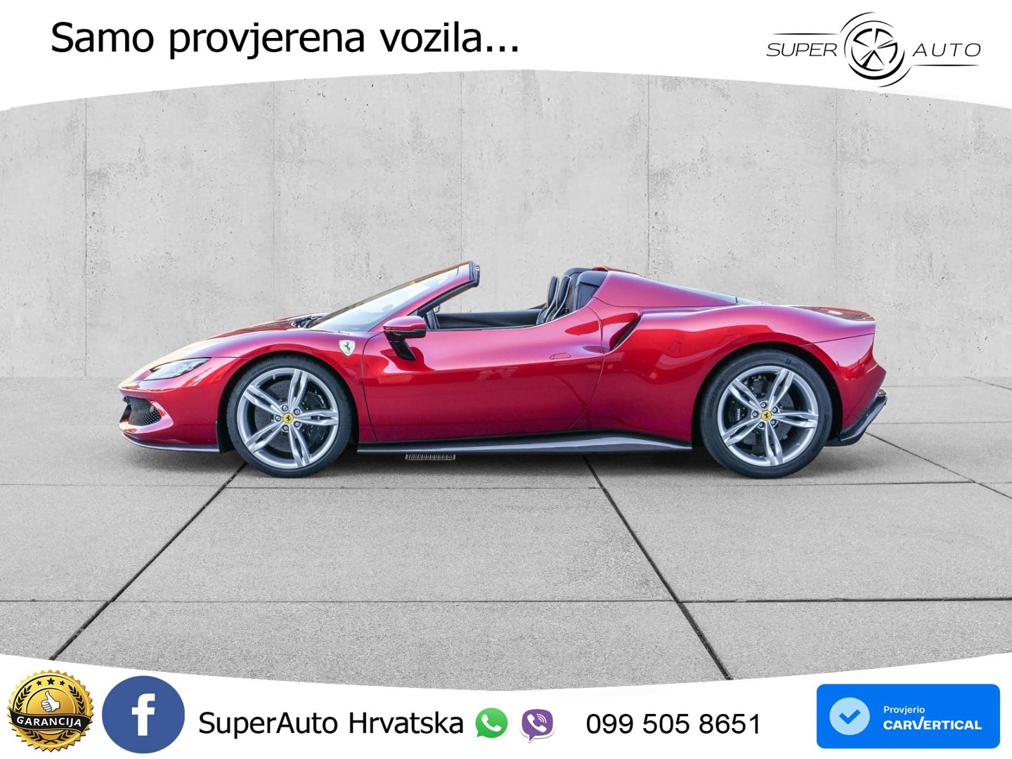 Ferrari 296 GTS 3.0 V6 (830 KS) F1 DCT