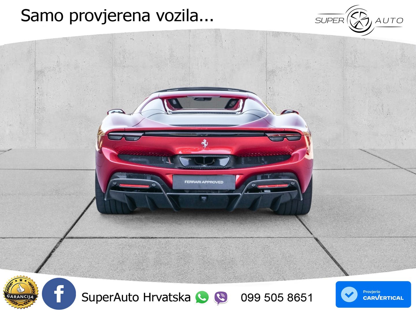Ferrari 296 GTS 3.0 V6 (830 KS) F1 DCT