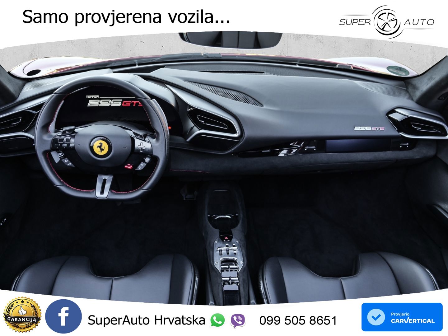 Ferrari 296 GTS 3.0 V6 (830 KS) F1 DCT