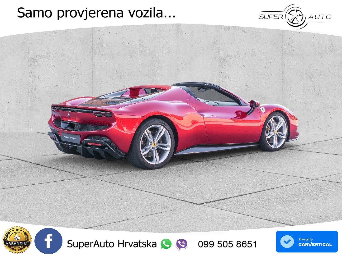 Ferrari 296 GTS 3.0 V6 (830 KS) F1 DCT