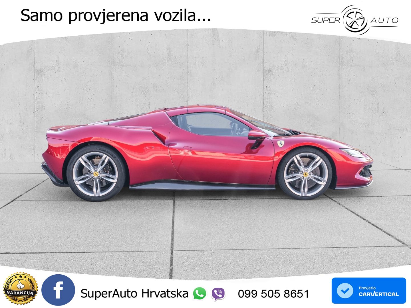 Ferrari 296 GTS 3.0 V6 (830 KS) F1 DCT