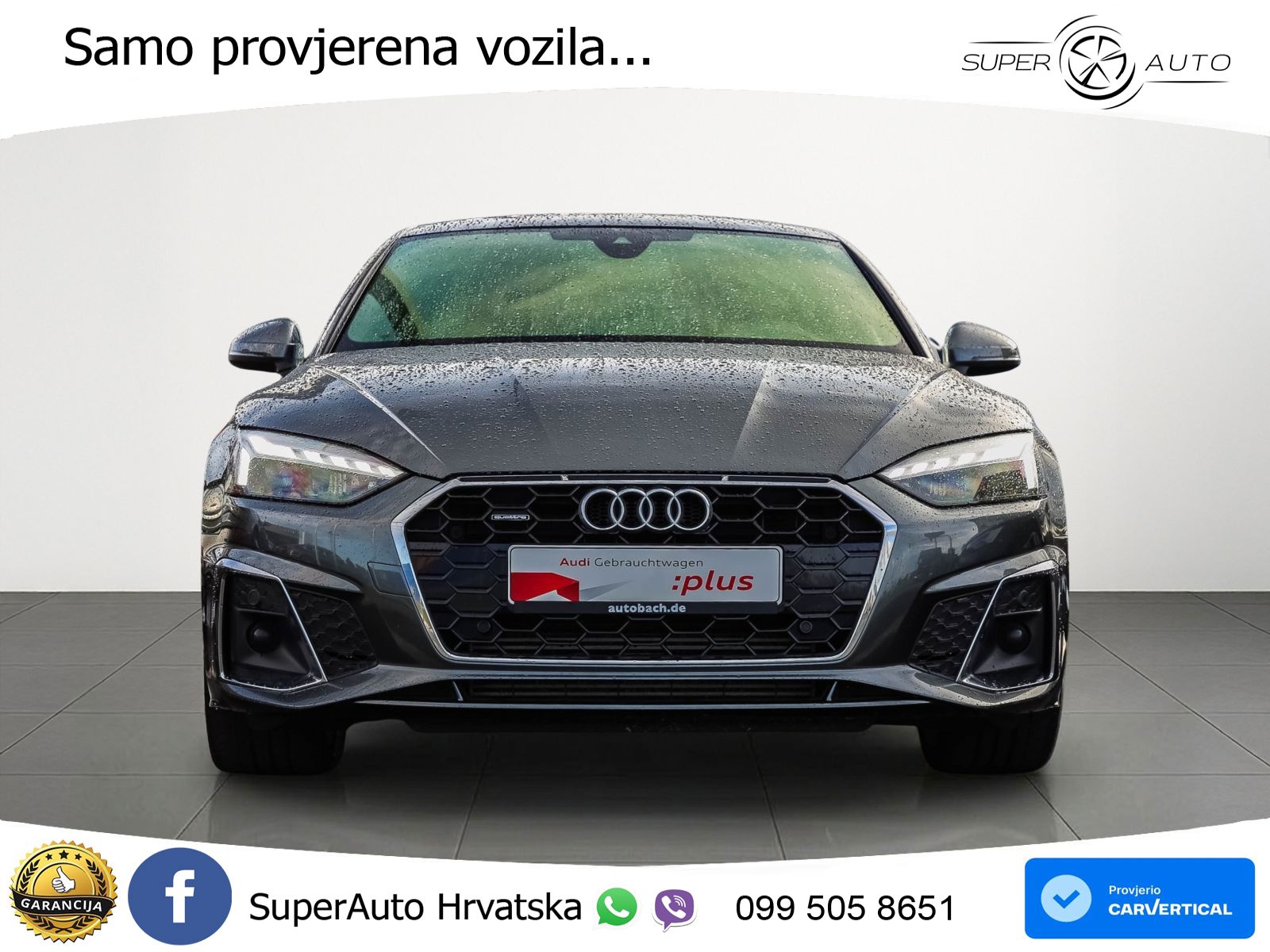 Audi A5 Sportback 45 TFSI (265 KS) quattro S tronic S line MATRIX+GR SJED+KAM