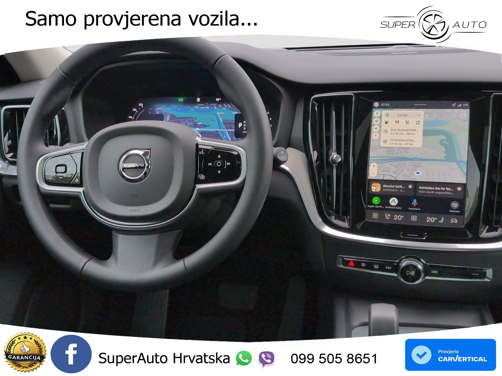 Volvo V60 2.0 B4 Benzin DCT ACC+HEAD+4xGR SJED+360+PANO