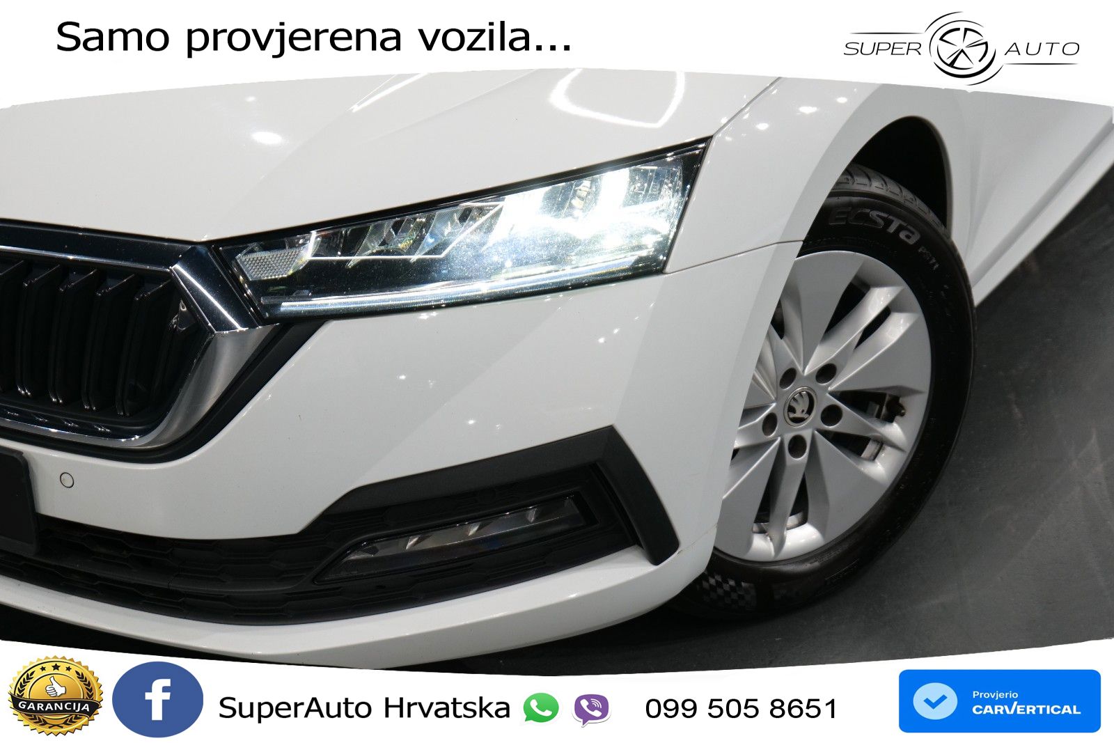 Škoda Octavia Combi 2.0 TDI (150 KS) DSG LED+GR SJED+ACC