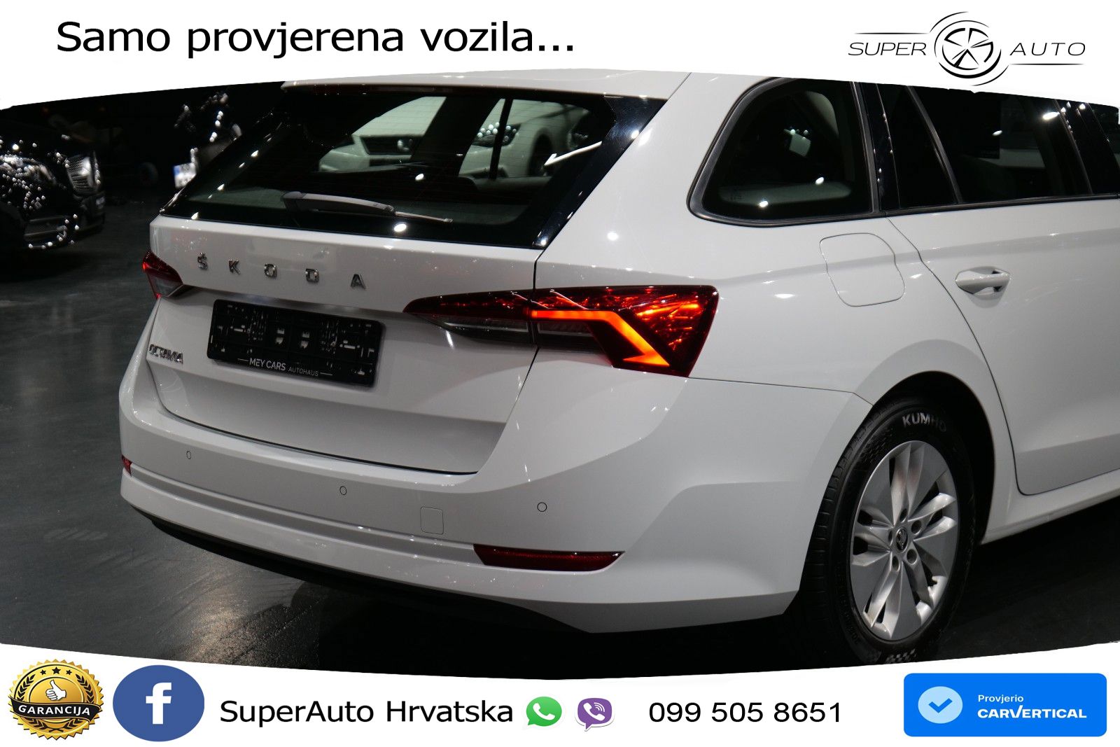 Škoda Octavia Combi 2.0 TDI (150 KS) DSG LED+GR SJED+ACC
