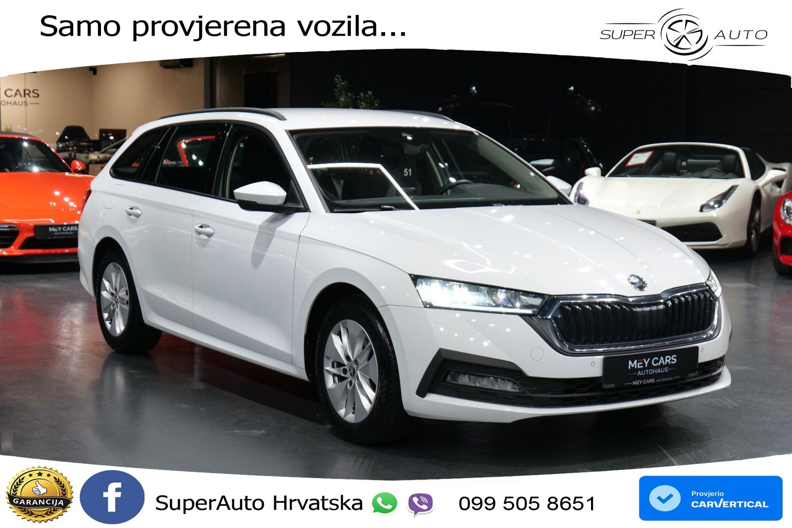 Škoda Octavia Combi 2.0 TDI (150 KS) DSG LED+GR SJED+ACC