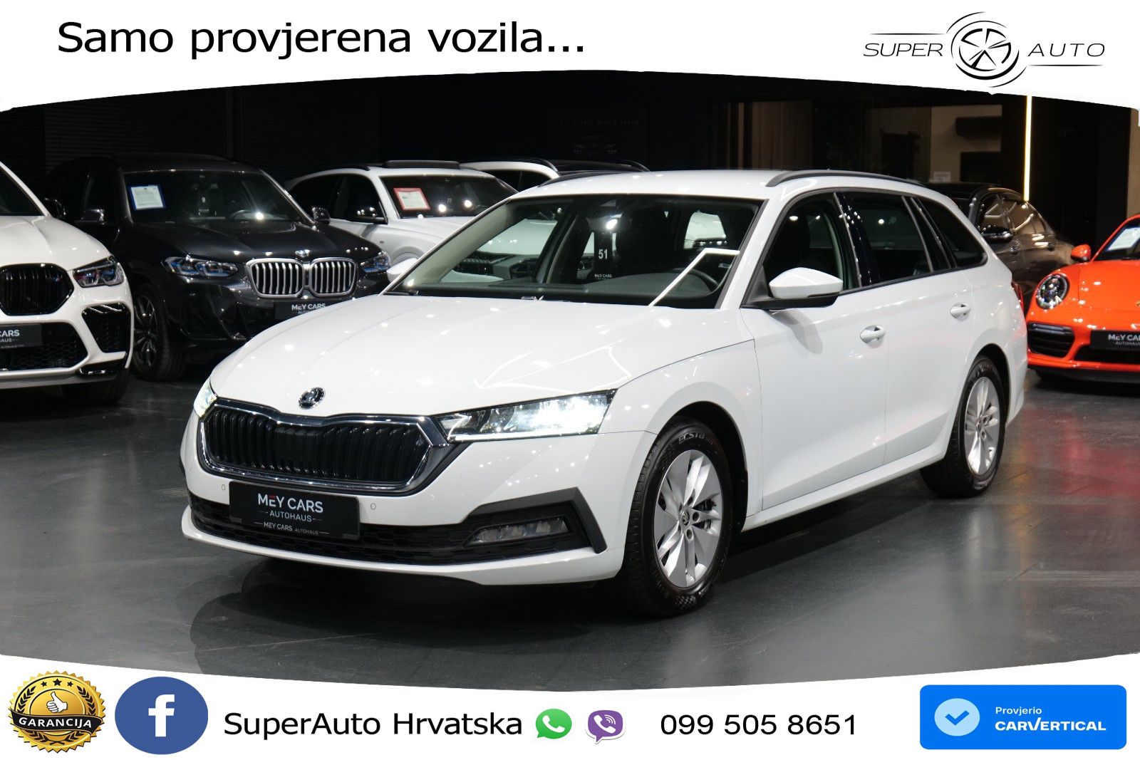 Škoda Octavia Combi 2.0 TDI (150 KS) DSG LED+GR SJED+ACC