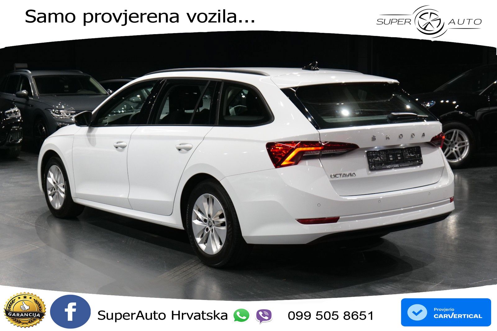 Škoda Octavia Combi 2.0 TDI (150 KS) DSG LED+GR SJED+ACC