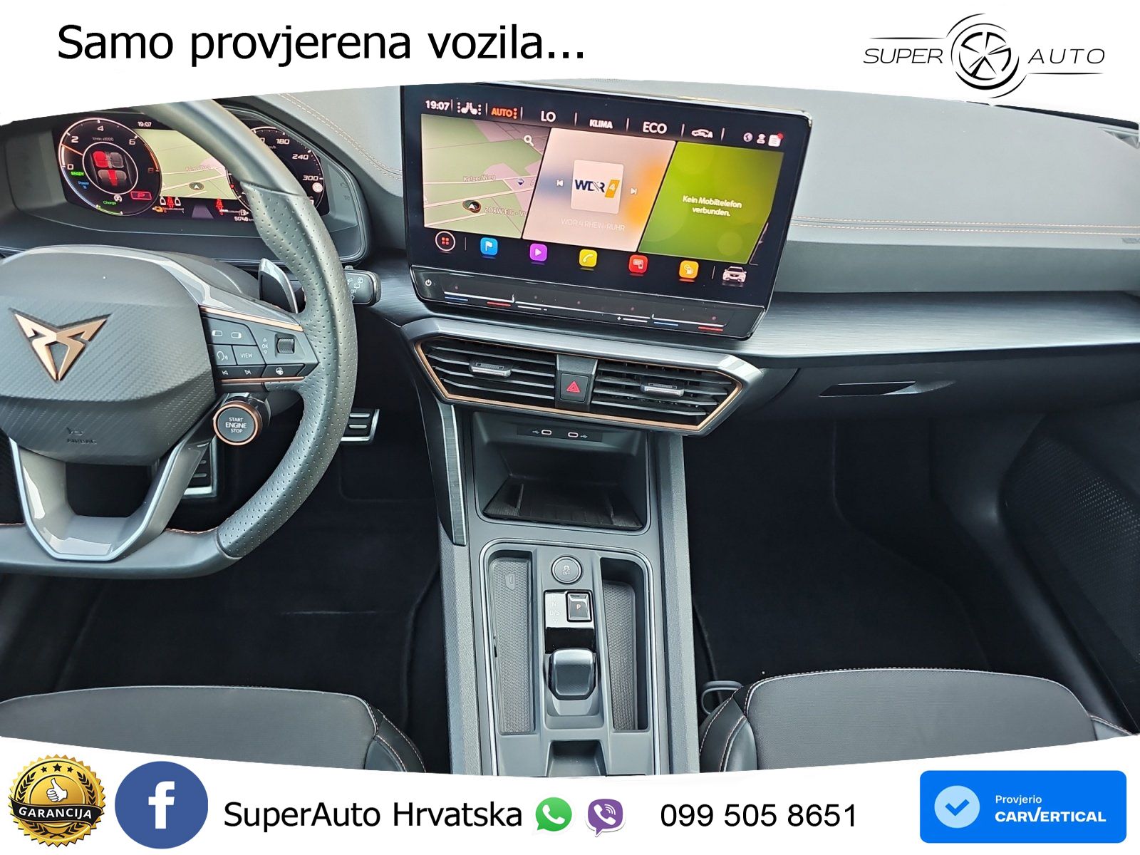 Cupra Formentor 1.4 TSI (245 KS) e-Hybrid DSG VZ LED+GR SJED+ACC