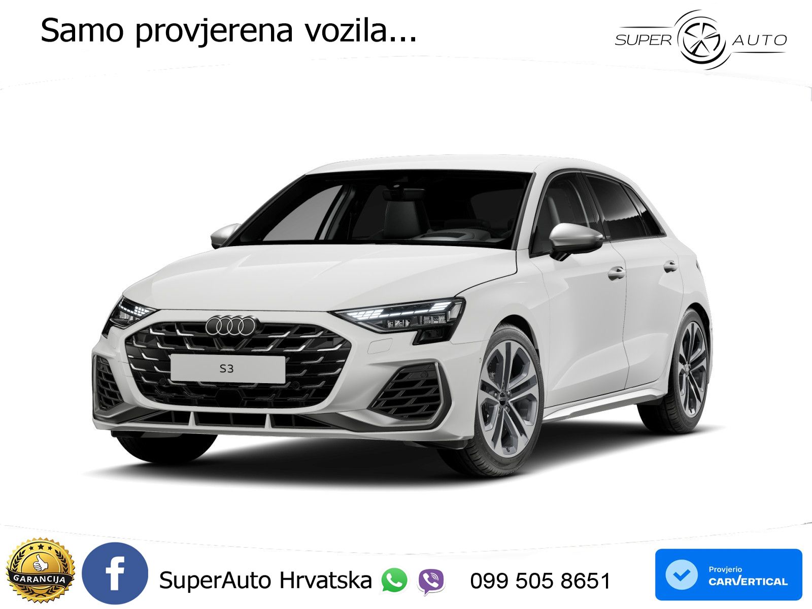 Audi S3 2.0 TFSI (333 KS) quattro S tronic LED+GR SJED+ACC