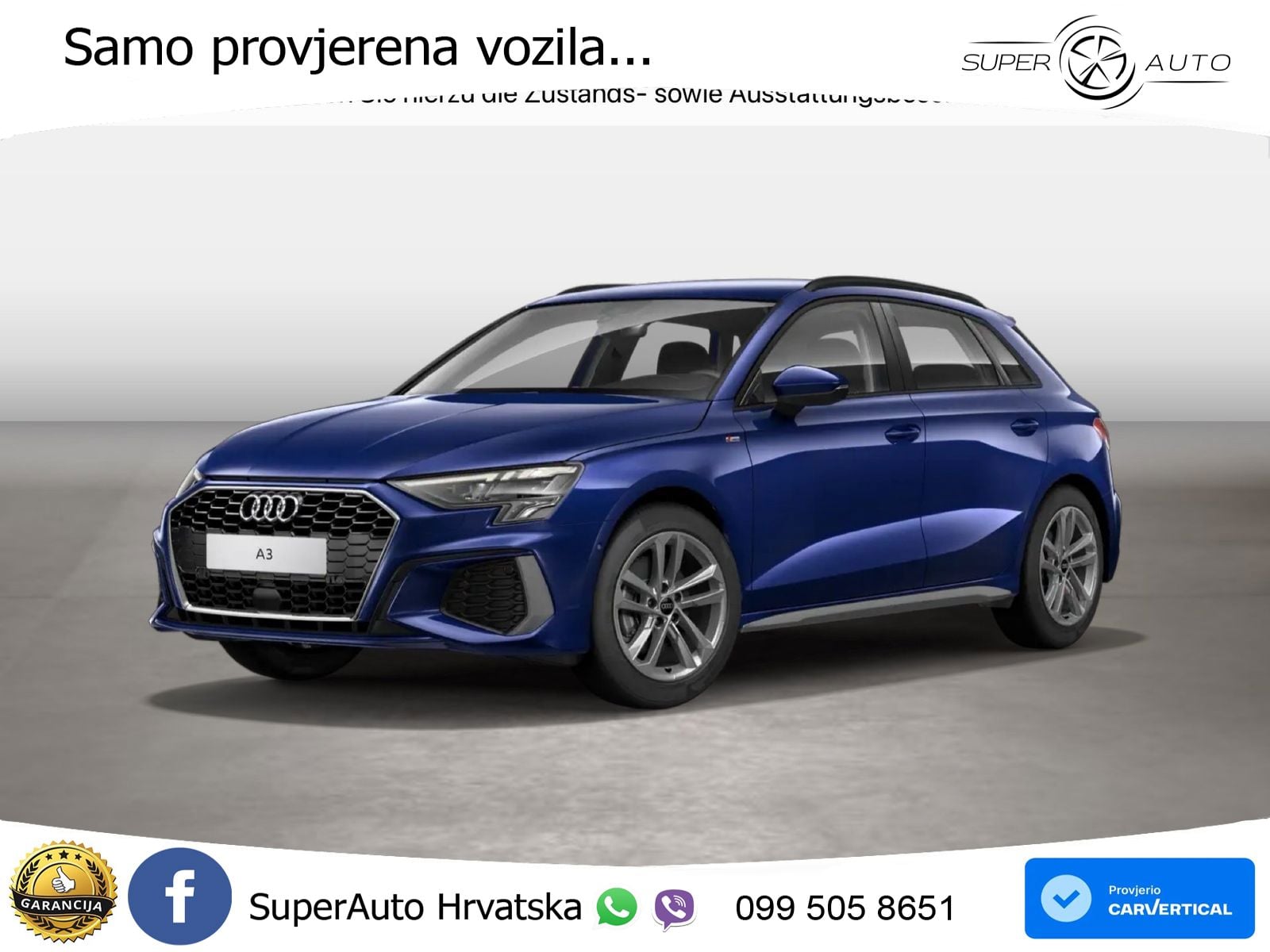 Audi A3 35 TDI (150 KS) S tronic S line