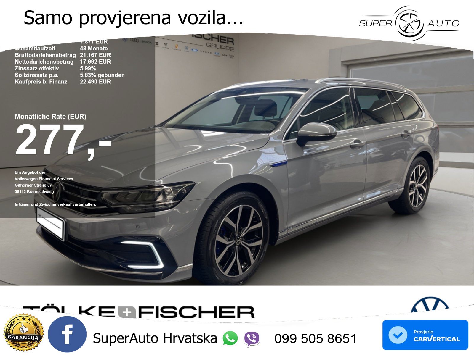 Volkswagen Passat Variant GTE 1.4 TSI (218 KS) DSG LED+GR SJED+ACC