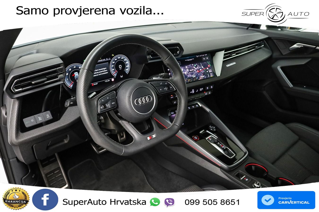 Audi S3 2.0 TFSI (333 KS) quattro S tronic LED+GR SJED+ACC