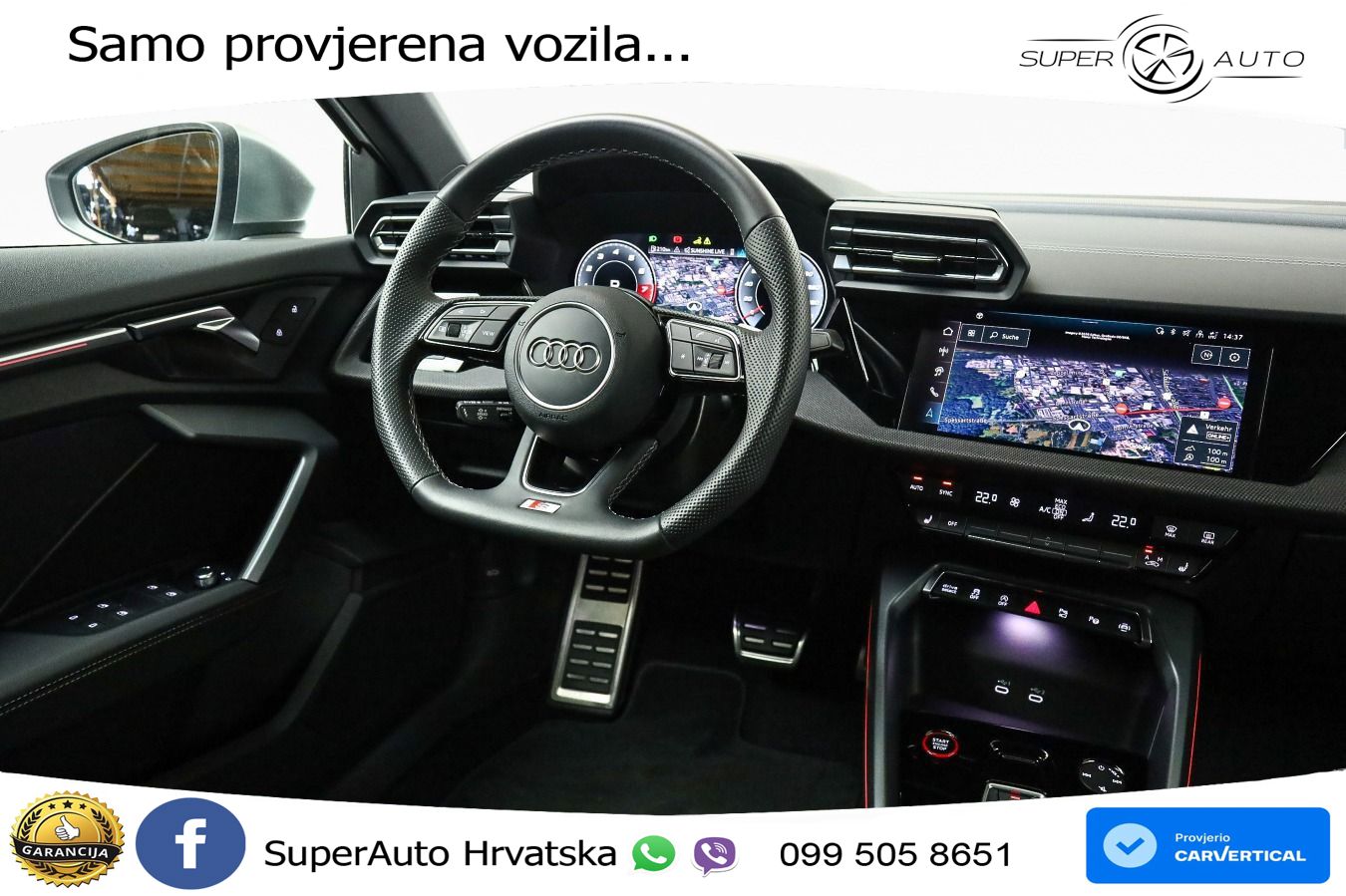 Audi S3 2.0 TFSI (333 KS) quattro S tronic LED+GR SJED+ACC