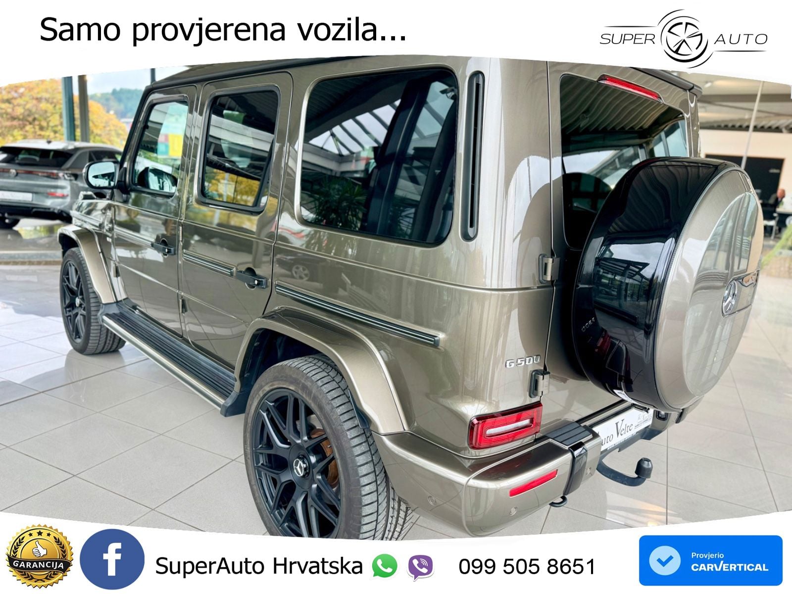 Mercedes G 500 Long V8 (422 KS) 4MATIC 9G-TRONIC AMG LED+GR SJED+ACC