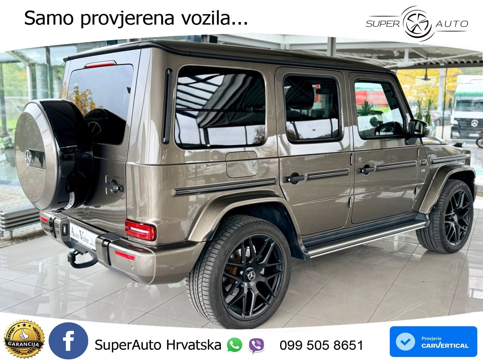 Mercedes G 500 Long V8 (422 KS) 4MATIC 9G-TRONIC AMG LED+GR SJED+ACC