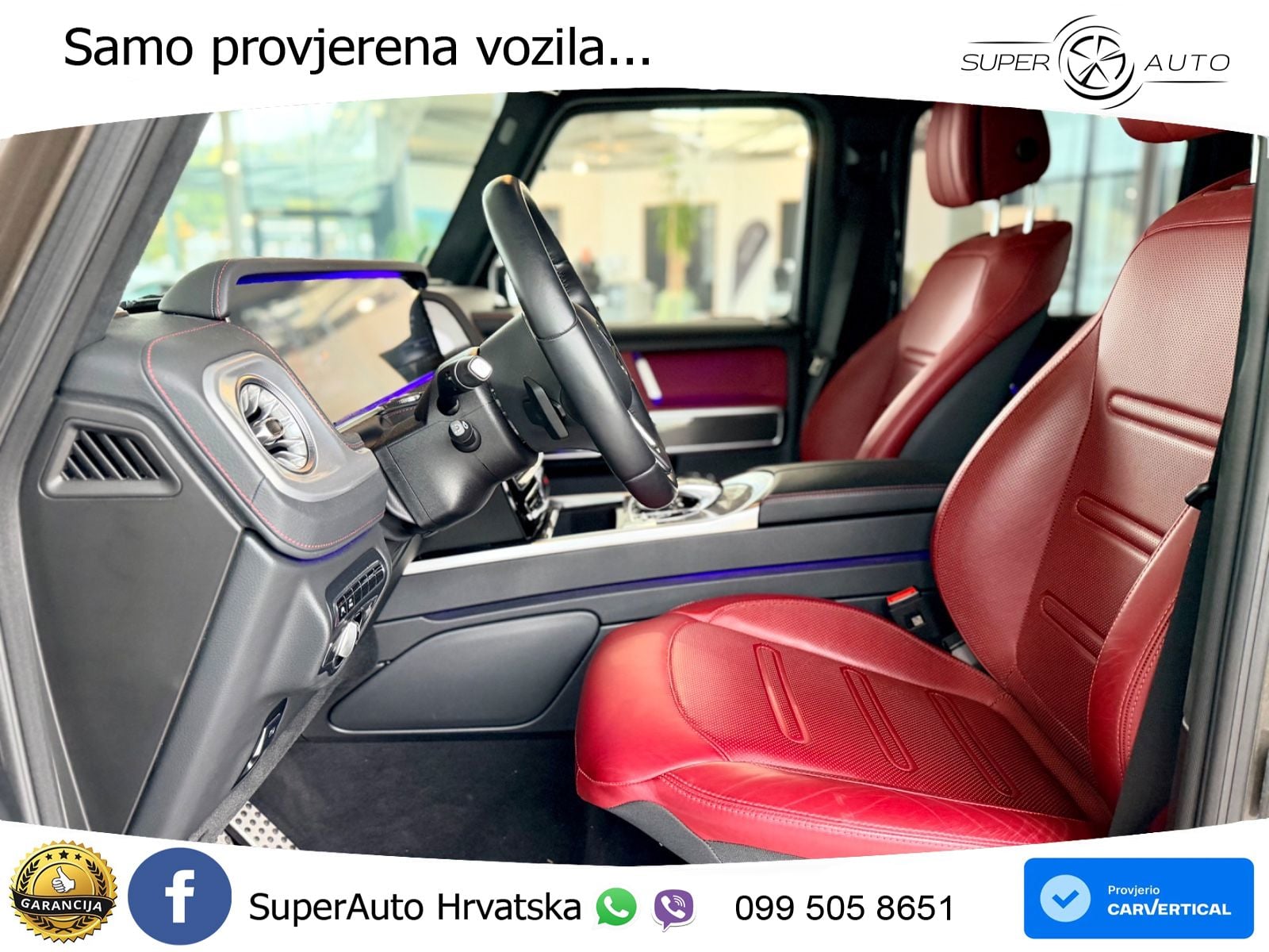 Mercedes G 500 Long V8 (422 KS) 4MATIC 9G-TRONIC AMG LED+GR SJED+ACC