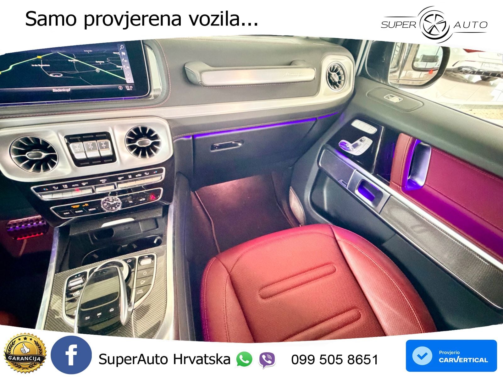 Mercedes G 500 Long V8 (422 KS) 4MATIC 9G-TRONIC AMG LED+GR SJED+ACC