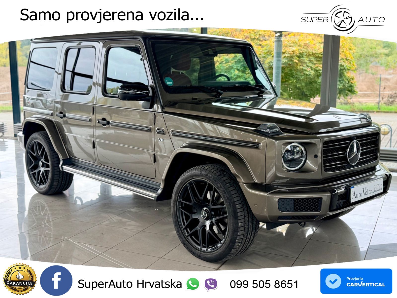 Mercedes G 500 Long V8 (422 KS) 4MATIC 9G-TRONIC AMG LED+GR SJED+ACC