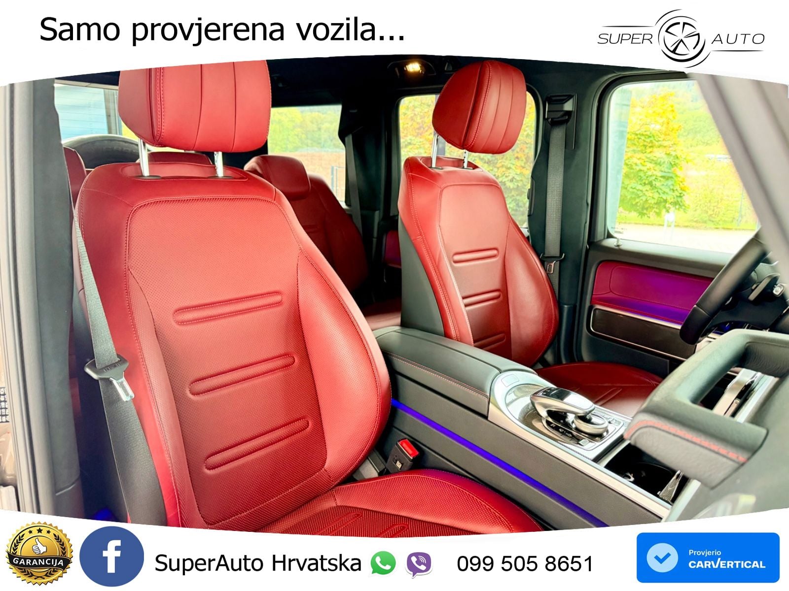 Mercedes G 500 Long V8 (422 KS) 4MATIC 9G-TRONIC AMG LED+GR SJED+ACC