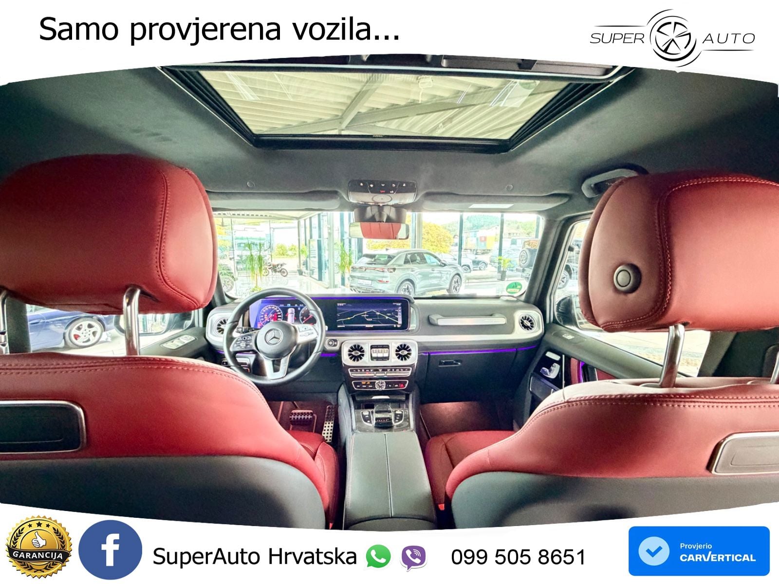 Mercedes G 500 Long V8 (422 KS) 4MATIC 9G-TRONIC AMG LED+GR SJED+ACC