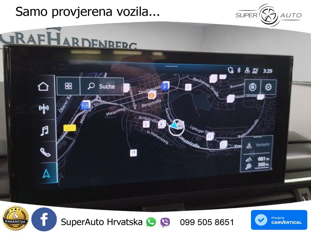 Audi A5 Sportback  40 TFSI (204 KS) quattro S tronic S line MATRIX+GR SJED+KAM