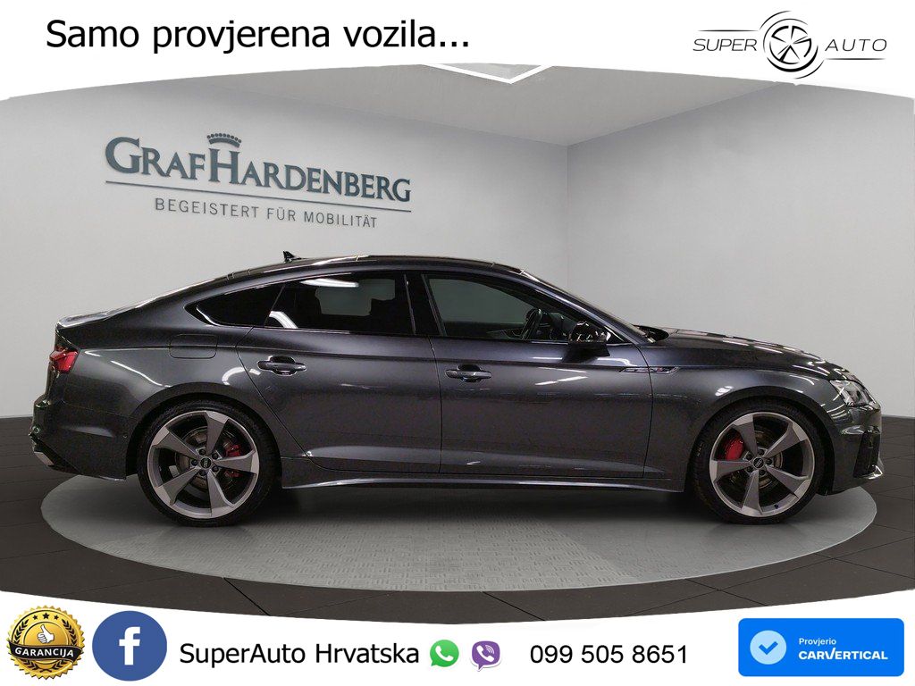 Audi A5 Sportback  40 TFSI (204 KS) quattro S tronic S line MATRIX+GR SJED+KAM