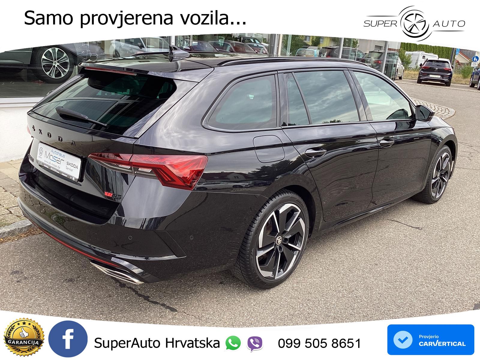 Škoda Octavia Combi RS 2.0 TDI (200 KS) DSG MATRIX+GR SJED+KAM