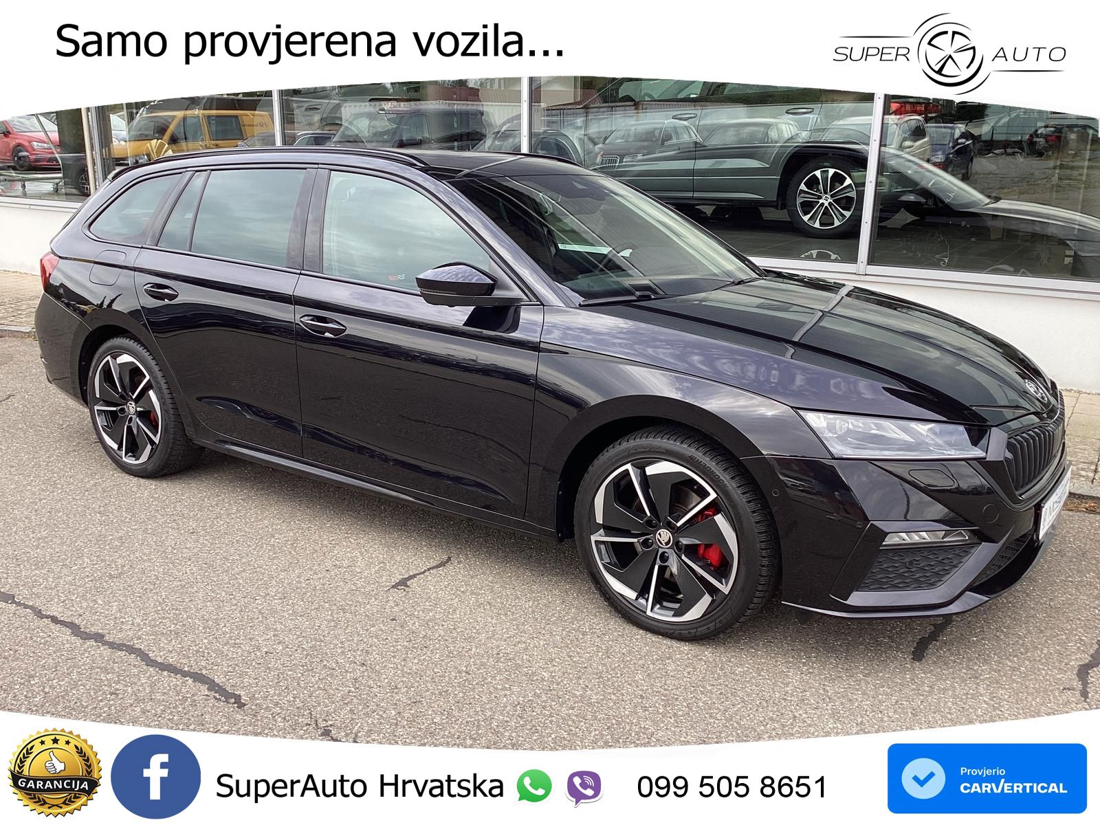 Škoda Octavia Combi RS 2.0 TDI (200 KS) DSG MATRIX+GR SJED+KAM