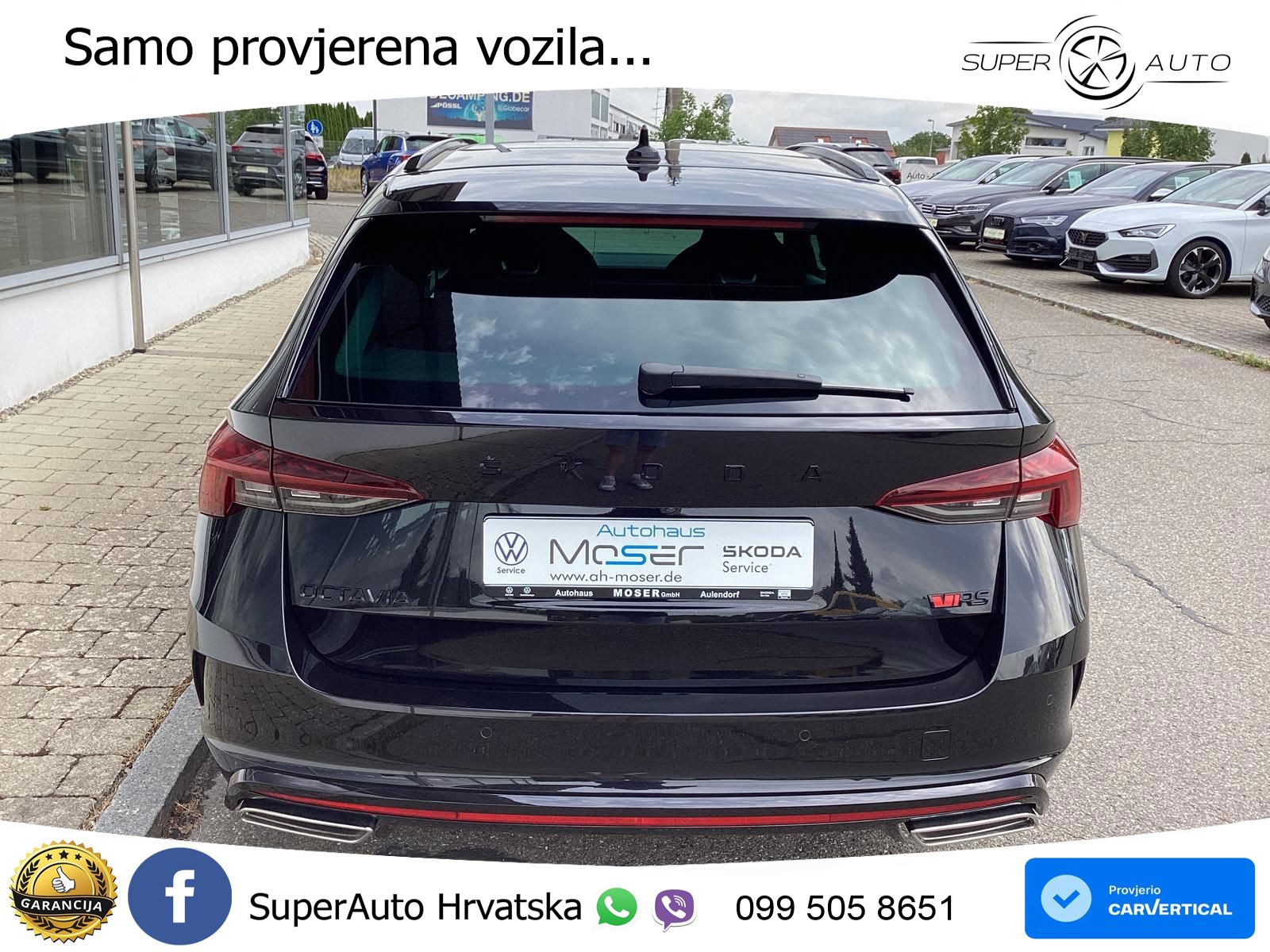 Škoda Octavia Combi RS 2.0 TDI (200 KS) DSG MATRIX+GR SJED+KAM