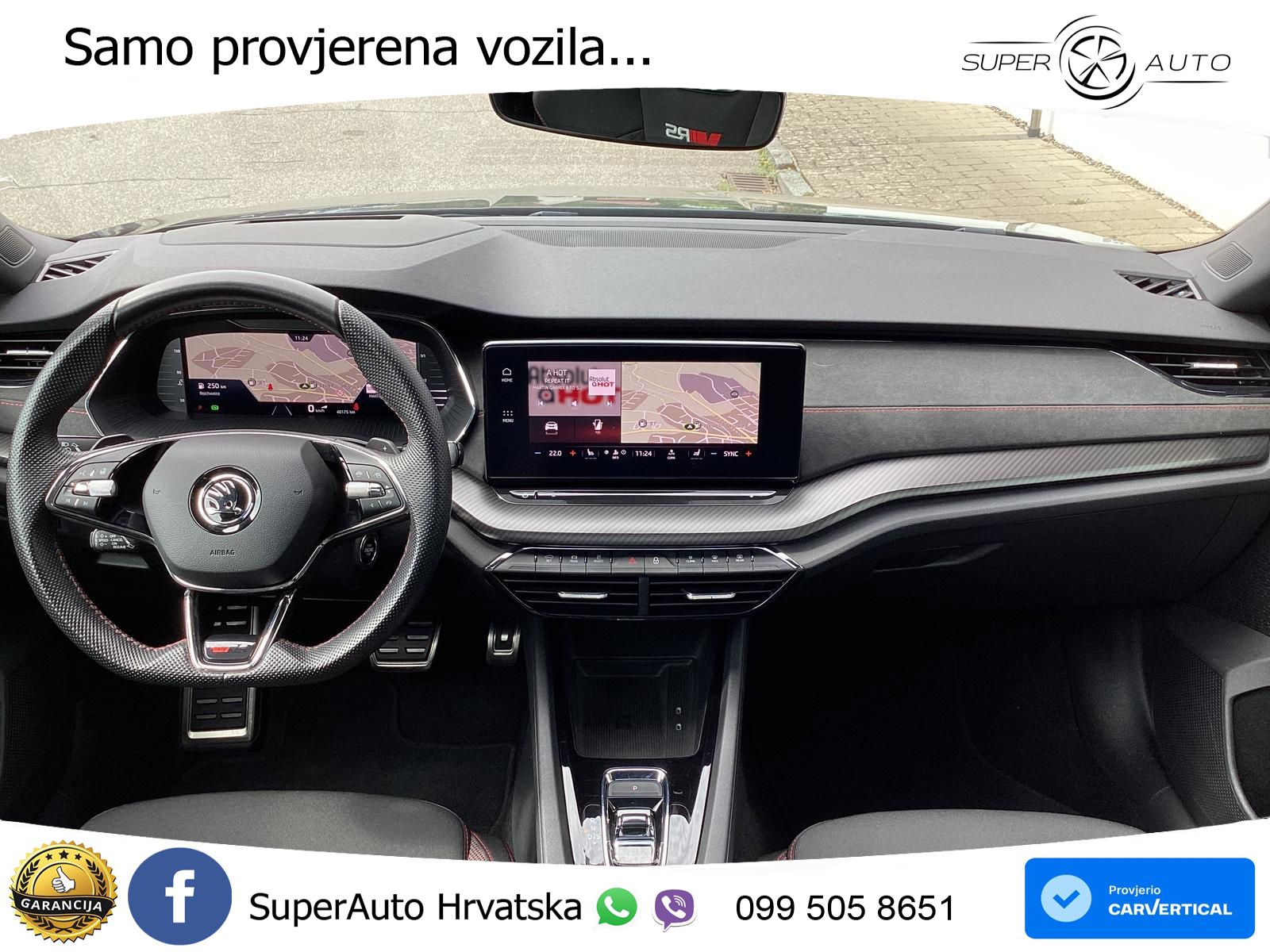 Škoda Octavia Combi RS 2.0 TDI (200 KS) DSG MATRIX+GR SJED+KAM