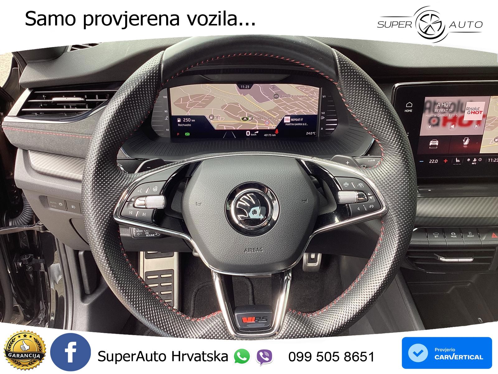 Škoda Octavia Combi RS 2.0 TDI (200 KS) DSG MATRIX+GR SJED+KAM