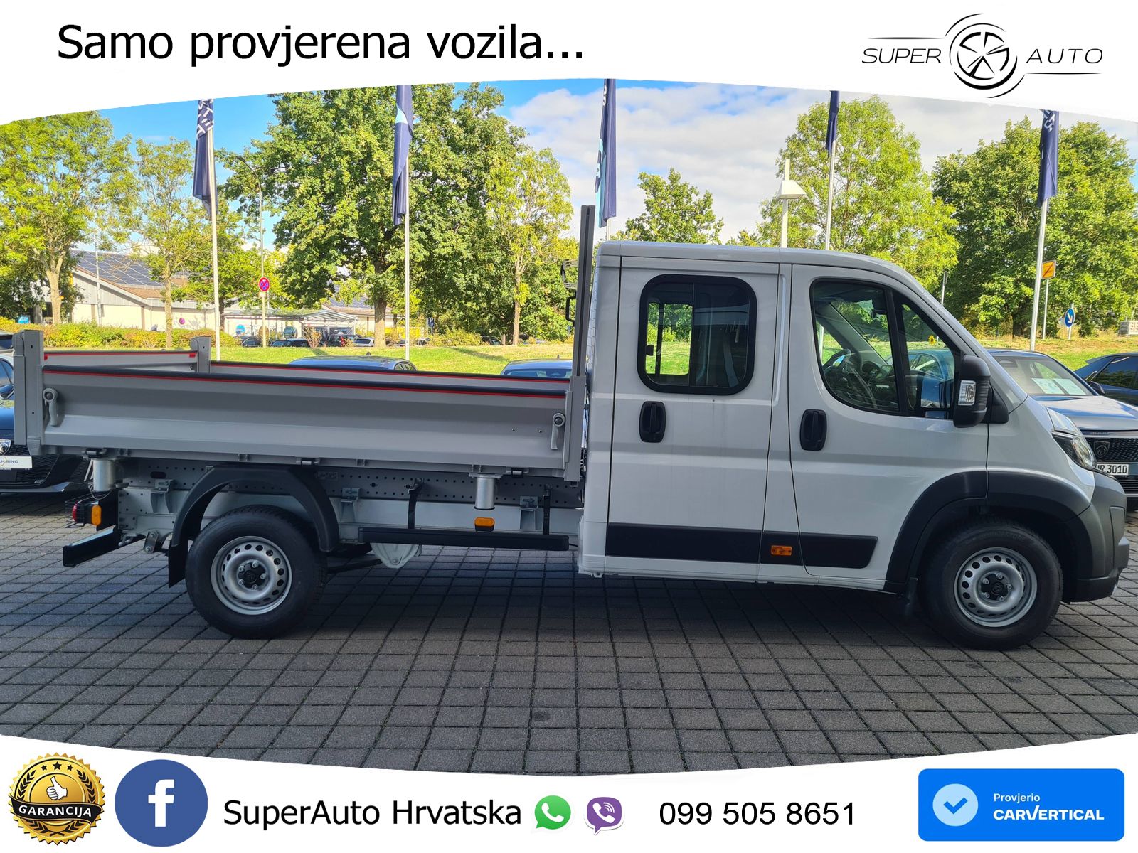 Peugeot Boxer Boxer 3-Seiten-Kipper Doppelkabine L3 140 KS