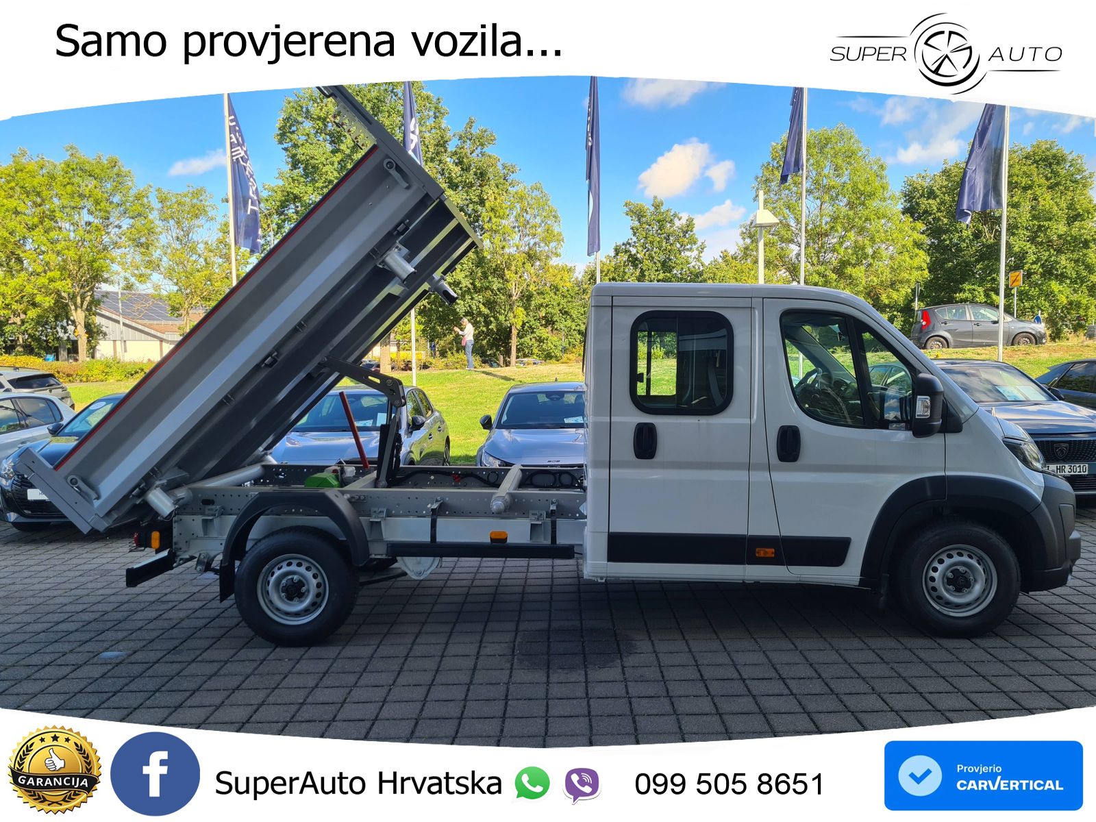 Peugeot Boxer Boxer 3-Seiten-Kipper Doppelkabine L3 140 KS