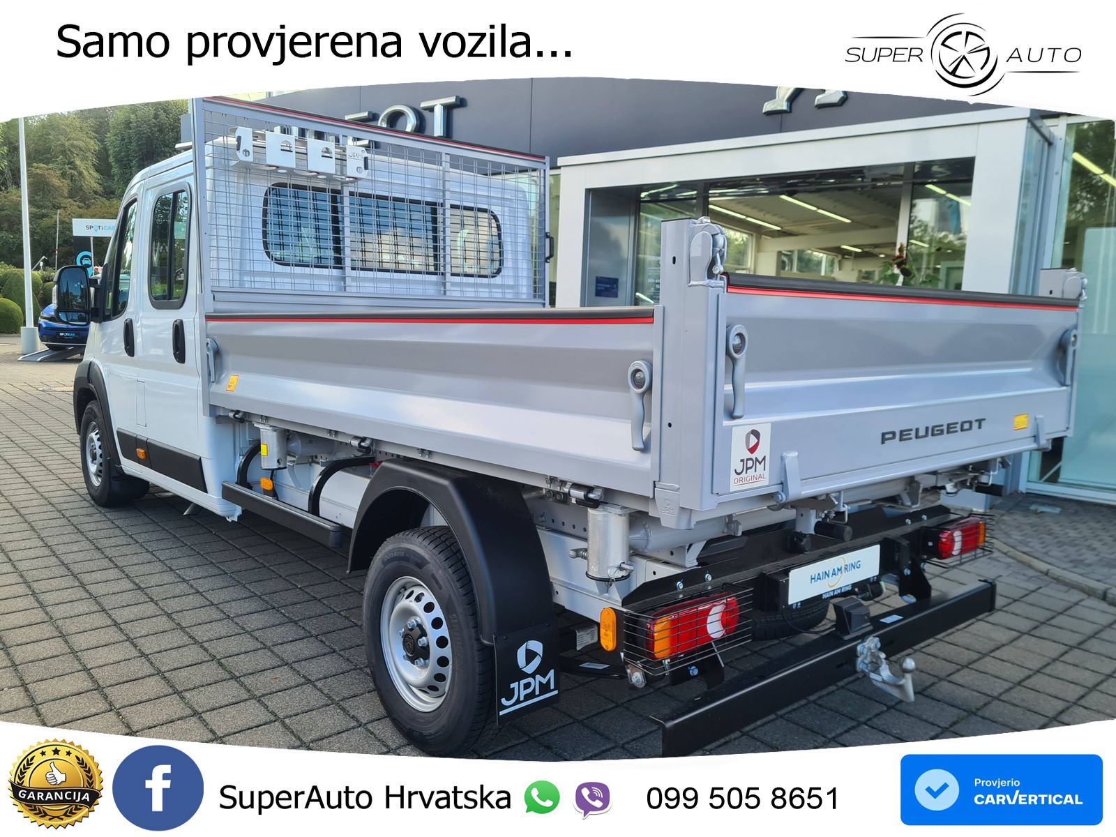 Peugeot Boxer Boxer 3-Seiten-Kipper Doppelkabine L3 140 KS