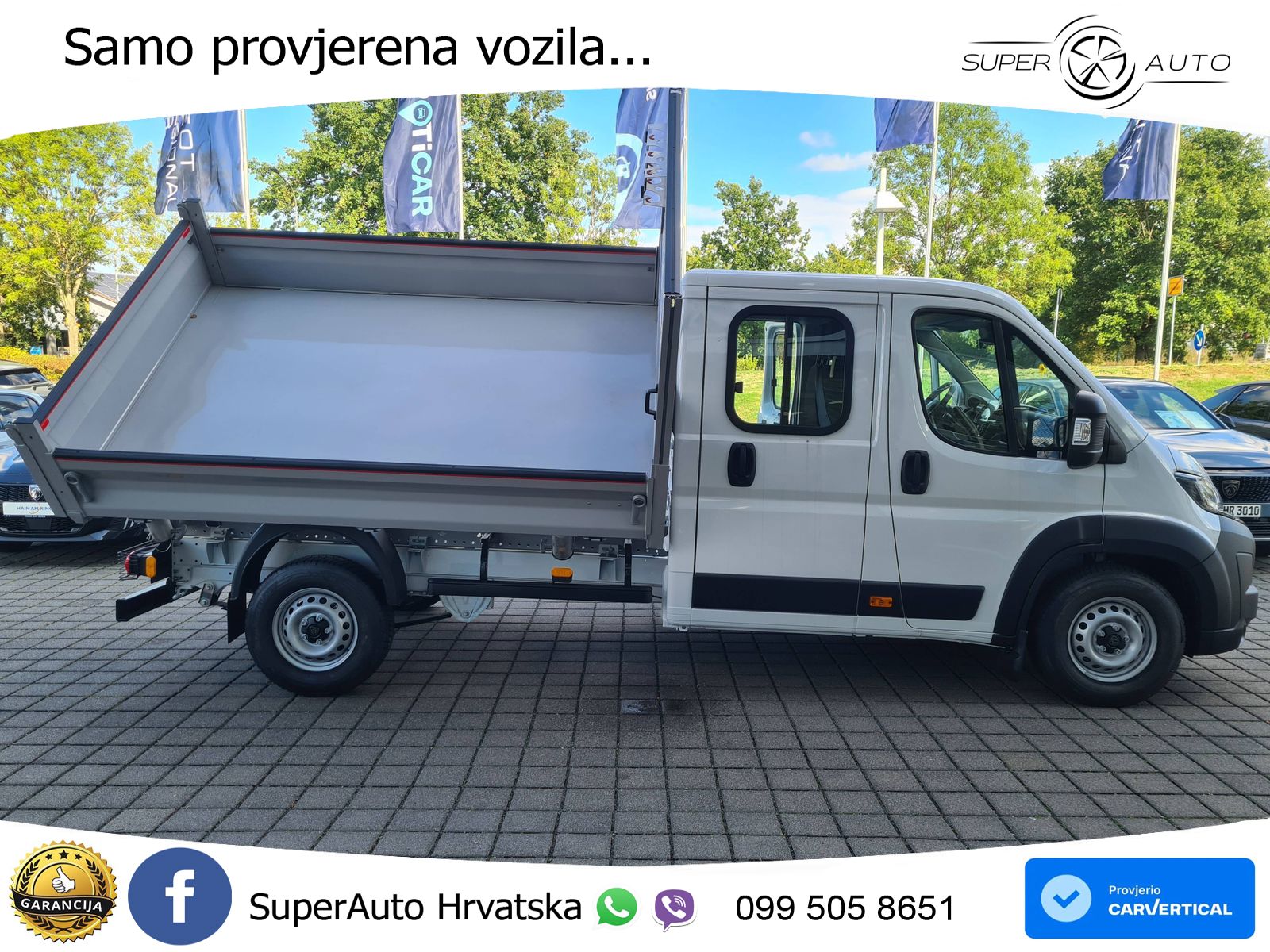 Peugeot Boxer Boxer 3-Seiten-Kipper Doppelkabine L3 140 KS
