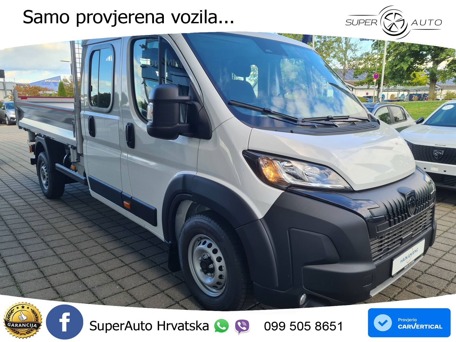 Peugeot Boxer Boxer 3-Seiten-Kipper Doppelkabine L3 140 KS