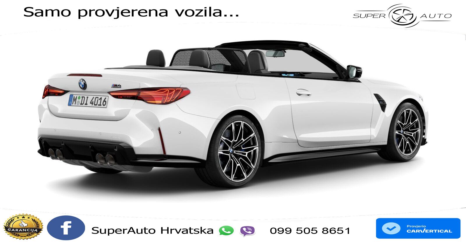 BMW M4 Convertible Competition 3.0 (530 KS) xDrive Steptronic LED+GR SJED+ACC