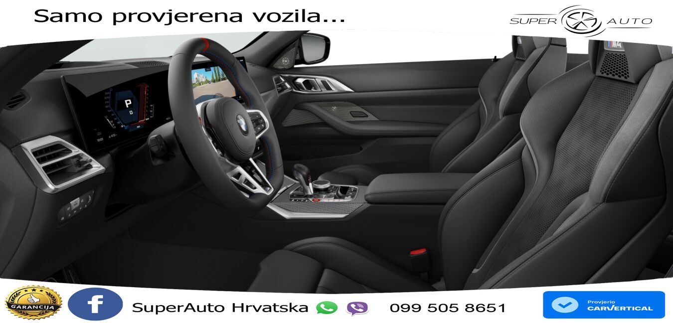 BMW M4 Convertible Competition 3.0 (530 KS) xDrive Steptronic LED+GR SJED+ACC