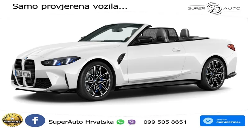 BMW M4 Convertible Competition 3.0 (530 KS) xDrive Steptronic LED+GR SJED+ACC