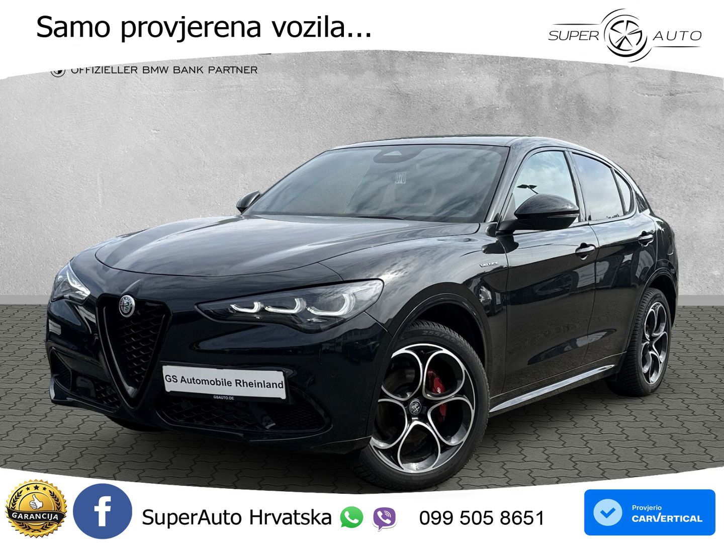 Alfa Romeo Stelvio 2.2 MultiJet II (210 KS) Q4 Automatic LED+GR SJED+ACC