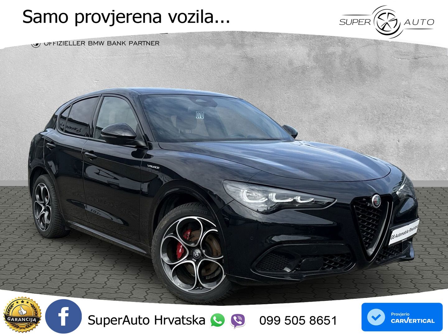 Alfa Romeo Stelvio 2.2 MultiJet II (210 KS) Q4 Automatic LED+GR SJED+ACC